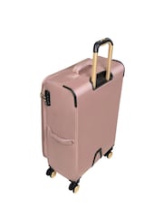 IT Luggage Large Pink Glimmering Expandable Suitcase with TSA Lock - Image 4 of 8