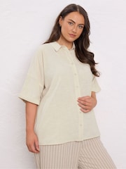 Evans Cotton Boxy Shirt - Image 1 of 5
