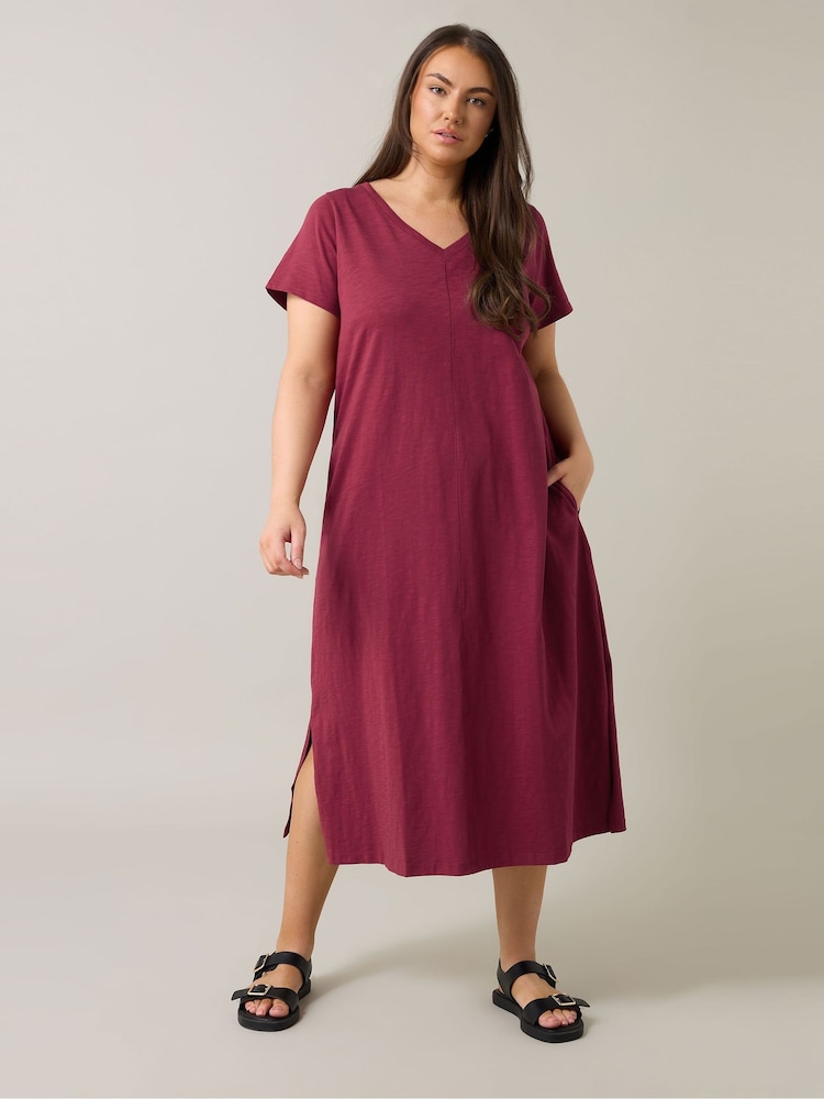 Evans Jersey Slub 100% Cotton Dress - Image 2 of 5