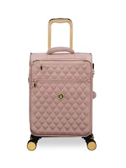 IT Luggage Pink Glimmering Expandable Cabin Suitcase with TSA Lock - Image 1 of 7