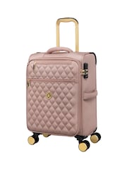 IT Luggage Pink Glimmering Expandable Cabin Suitcase with TSA Lock - Image 2 of 7