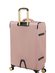 IT Luggage Pink Glimmering Expandable Cabin Suitcase with TSA Lock - Image 3 of 7