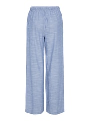 PIECES Blue High Waist Wide Leg Trousers - Image 2 of 2