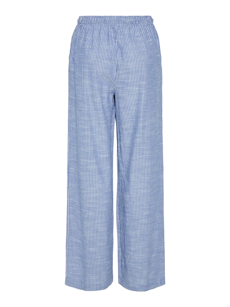 PIECES Blue High Waist Wide Leg Trousers - Image 2 of 2 PIECES Blue High Waist Wide Leg Trousers - Image 2 of 2
