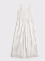 Pink - Abercrombie & Fitch Pleated Off The Shoulder Jumpsuit - Bild 1 von 1