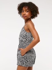 Abercrombie & Fitch Asymetric Neck Romper - Image 5 of 7