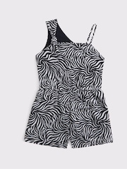 Abercrombie & Fitch Asymetric Neck Romper - Image 7 of 7