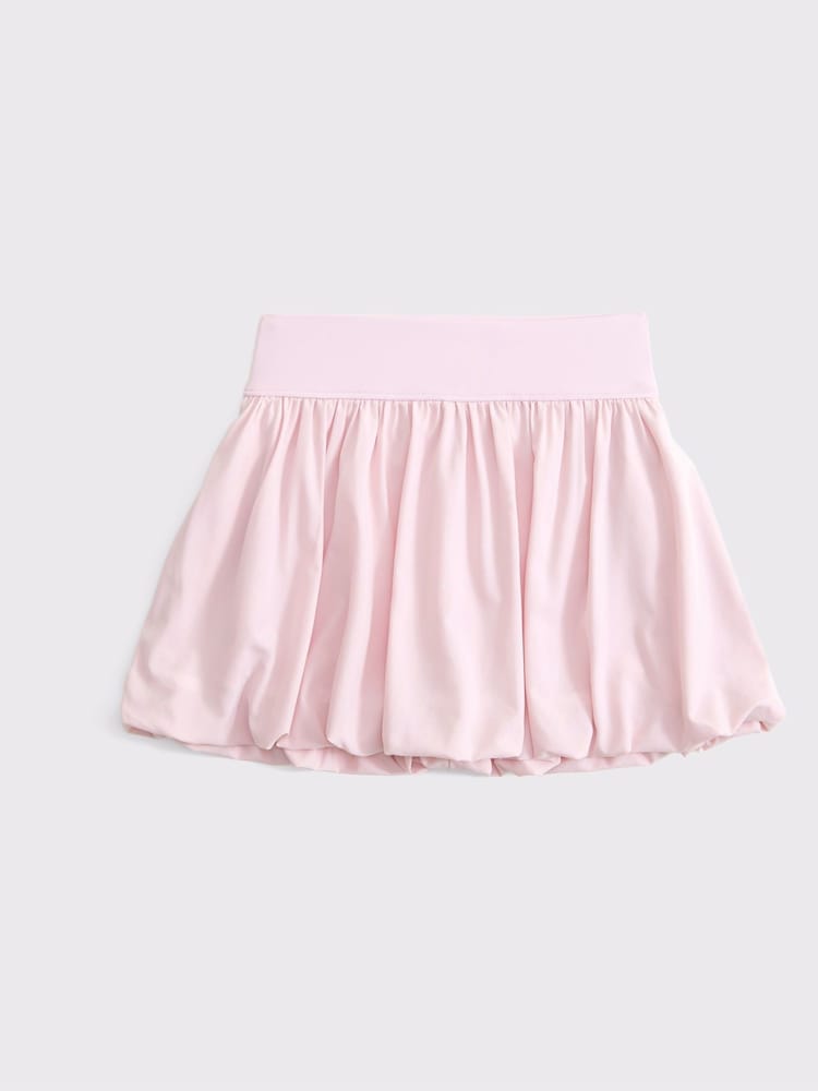 Abercrombie & Fitch Pink YPB Bubble Hem Mini Skort - Image 1 of 1 Abercrombie & Fitch Pink YPB Bubble Hem Mini Skort - Image 1 of 1