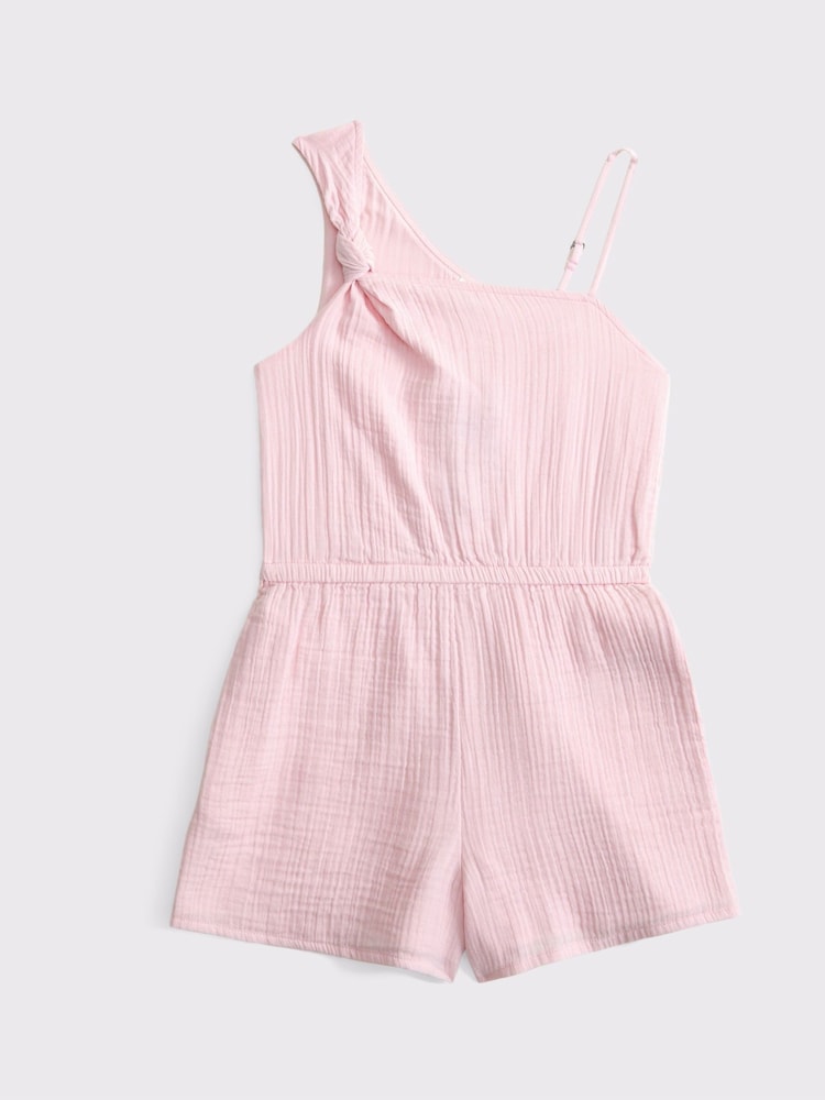 Abercrombie & Fitch Asymetric Neck Romper - Image 1 of 1