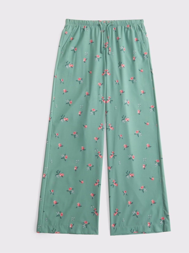 Abercrombie & Fitch Green Cover-Up Trousers - Изображение 1 из 1