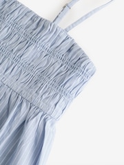 Abercrombie & Fitch Blue Poplin Babydoll Cami top - Image 3 of 4