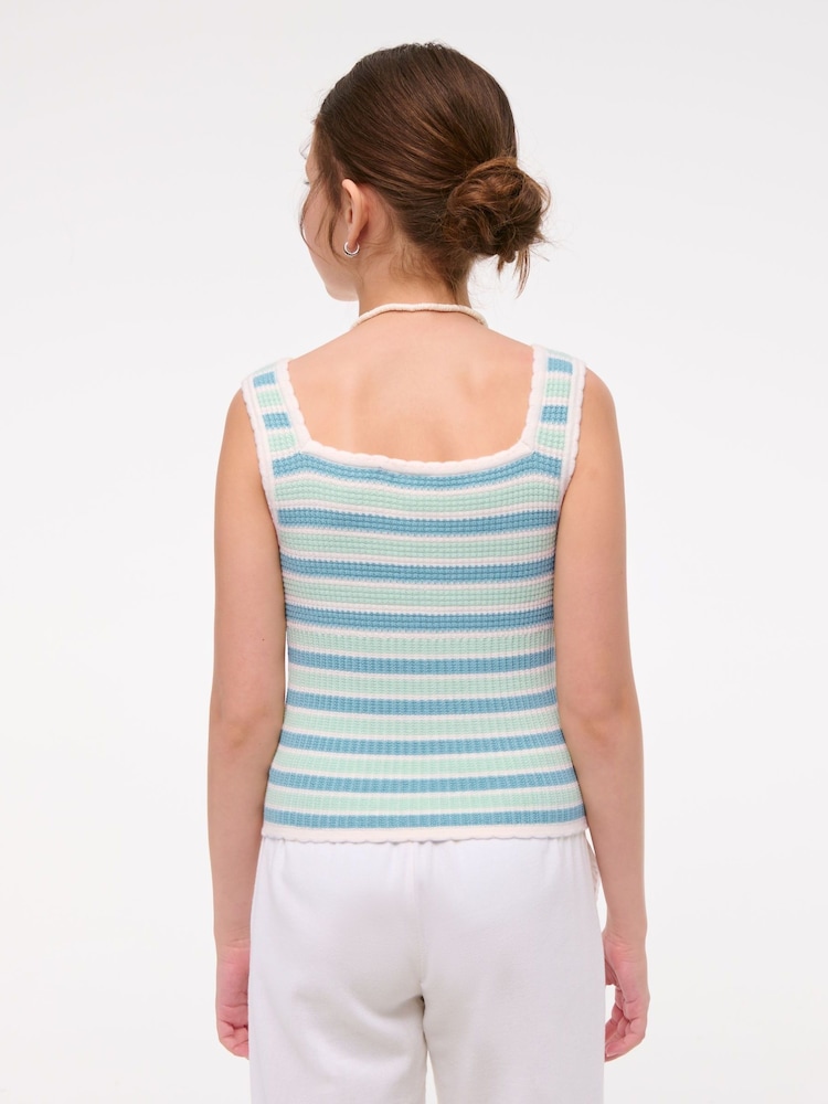 Abercrombie & Fitch Square Neck Sweater Tank Top - Image 2 of 8