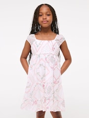 Blanco - Abercrombie & Fitch Tiered Babydoll Mini Dress - Imagen 1 de 7