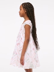 Blanco - Abercrombie & Fitch Tiered Babydoll Mini Dress - Imagen 6 de 7