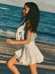 Abercrombie & Fitch Tiered Gauzy Mini Skort - Image 2 of 3