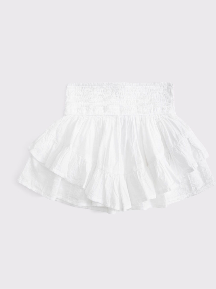 Abercrombie & Fitch Tiered Gauzy Mini Skort - Image 3 of 3