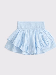 Hellblau - Abercrombie & Fitch Mini Tiered Gauzy Skort - Bild 3 von 5