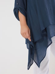 Blusa Evans Blue Double Layer - Imagem 4 de 5