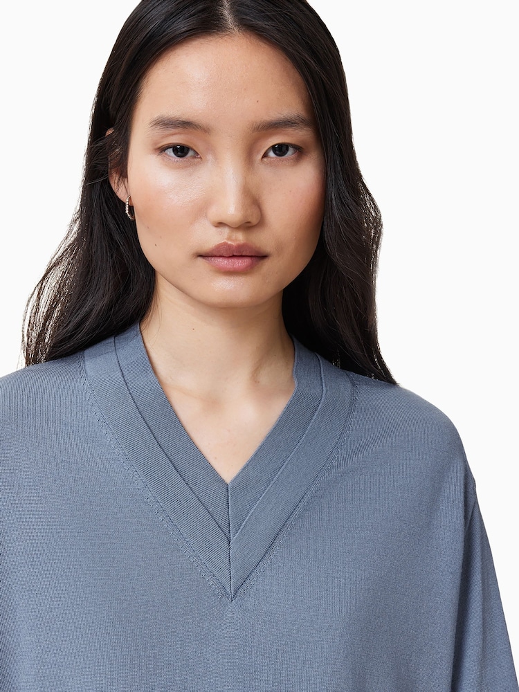 AllSaints Grey Julieana Jumper - Image 2 of 6