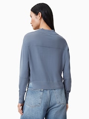 AllSaints Grey Julieana Jumper - Image 5 of 6