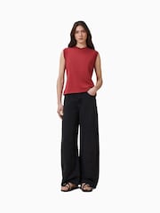 AllSaints Red Imogen Tank Top - Image 4 of 7