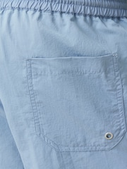 AllSaints Blue Underground Swim Shirt - Image 9 of 9
