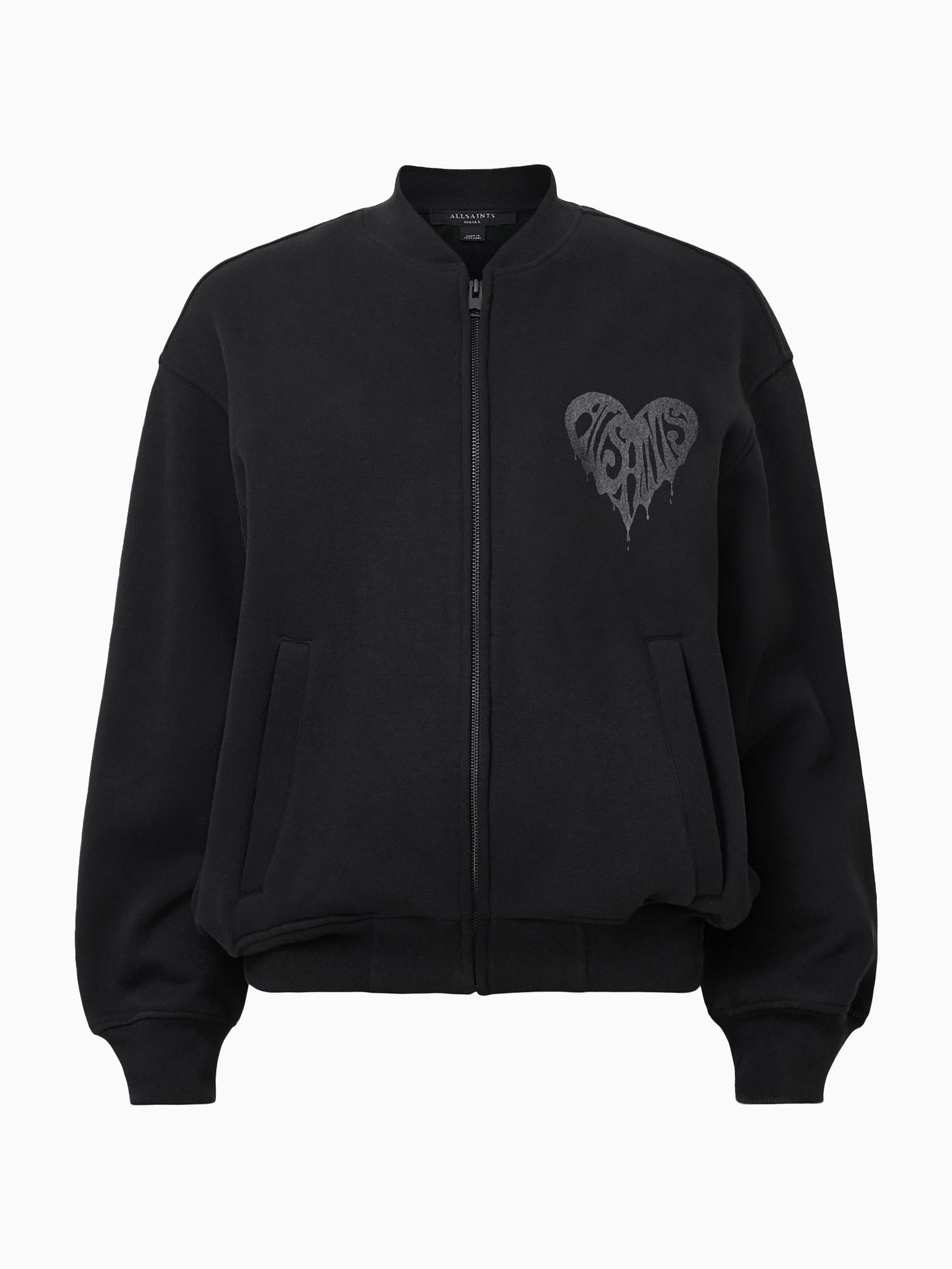 Buy AllSaints Black Poster Belle Bomber Jacket from Next USA