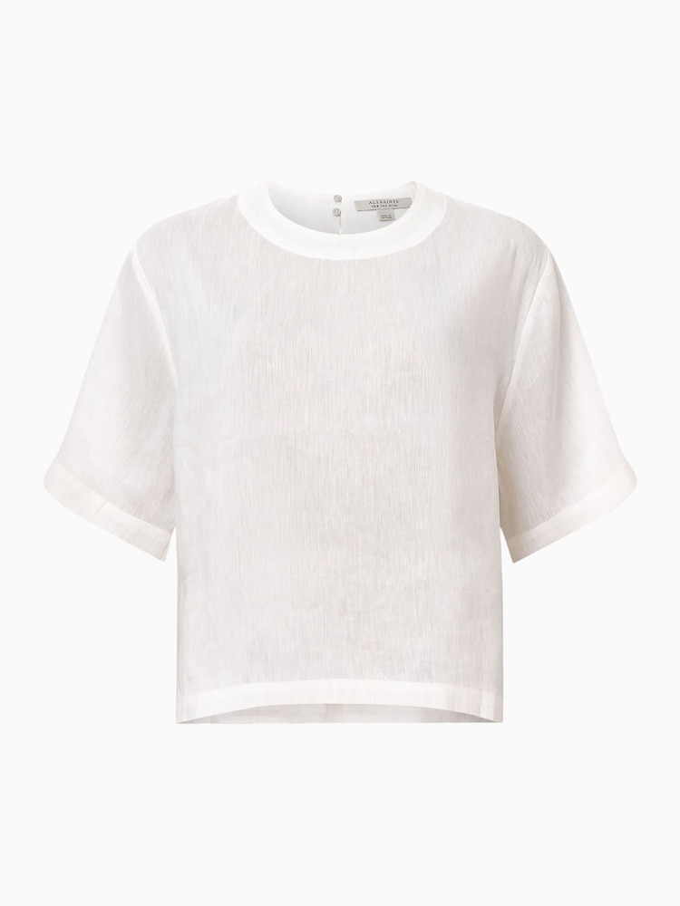 Blanco - AllSaints Lottie Top - Imagen 9 de 9