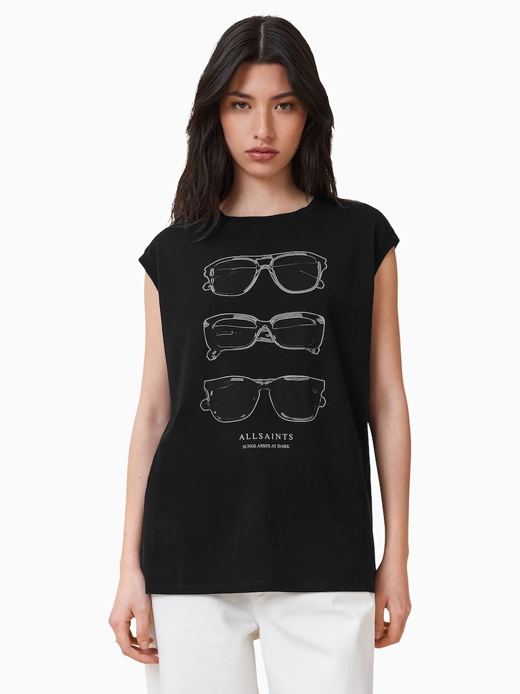 AllSaints Sunnies Brooke Cotton Tank - Imagem 1 de 7