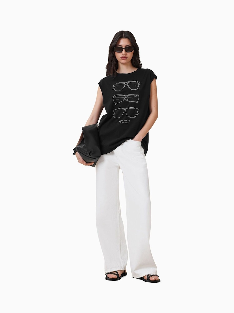 AllSaints Sunnies Brooke Cotton Tank - Imagem 2 de 7