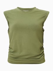 AllSaints Green West Tank Top - Image 10 of 10