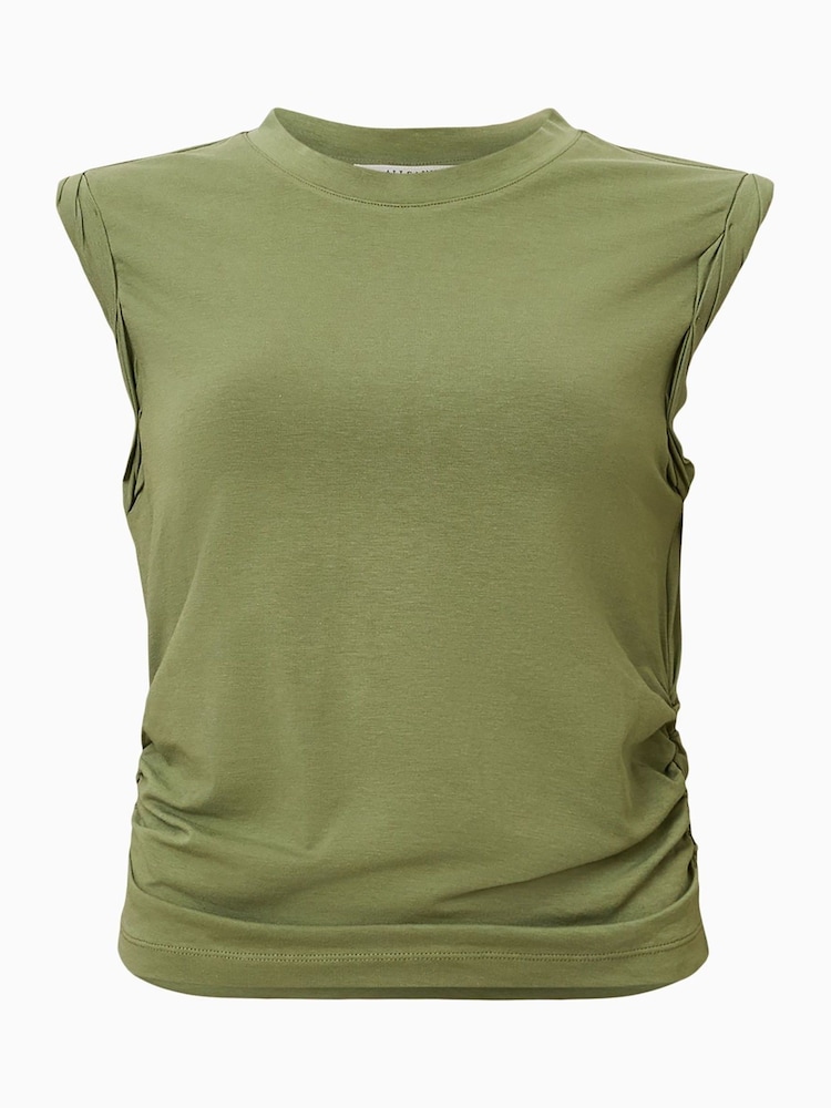 AllSaints Green West Tank Top - Image 10 of 10