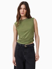 AllSaints Green West Tank Top - Image 4 of 10