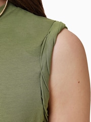 AllSaints Green West Tank Top - Image 7 of 10