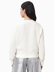 AllSaints White Separo Pearl Sweatshirt - Image 2 of 7