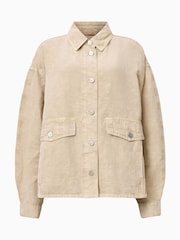 AllSaints Natural Hettie Shacket - Image 9 of 9