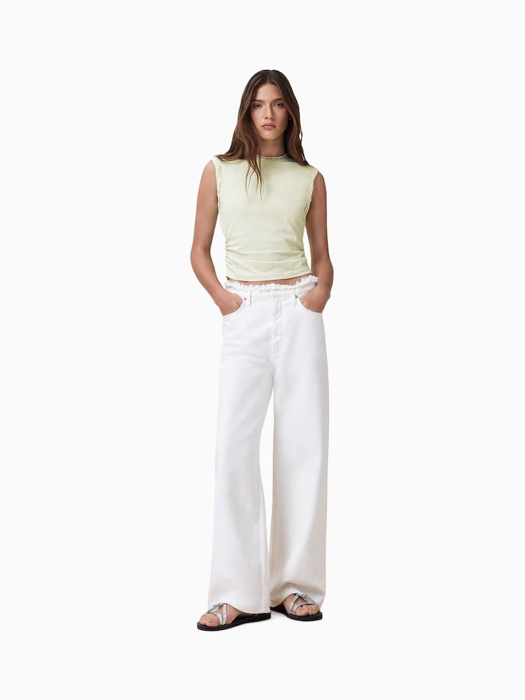 AllSaints Jade Green West Tank Top - Image 2 of 9