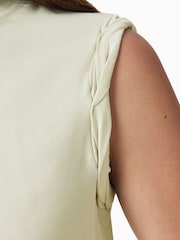 AllSaints Jade Green West Tank Top - Image 6 of 9