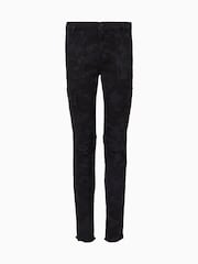 AllSaints Black Duran Skinny Cargo Jeans - Image 8 of 9