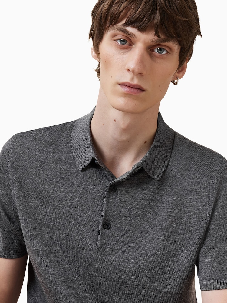 Сорочка поло з мериносової вовни Maes від AllSaints - Image 5 of 6