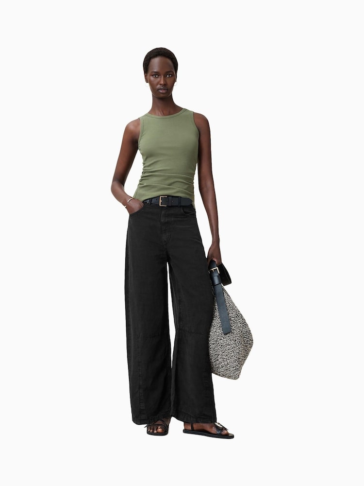 AllSaints Green Katarina Tank - Image 2 of 8
