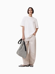 AllSaints Off White Underground Etta 100% Organic Cotton T-Shirt - Image 3 of 7