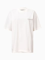 AllSaints Off White Underground Etta 100% Organic Cotton T-Shirt - Image 6 of 7