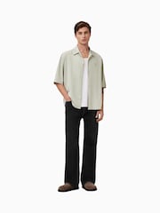 AllSaints Green Rialto Short Sleeve Shirt - Image 5 of 8