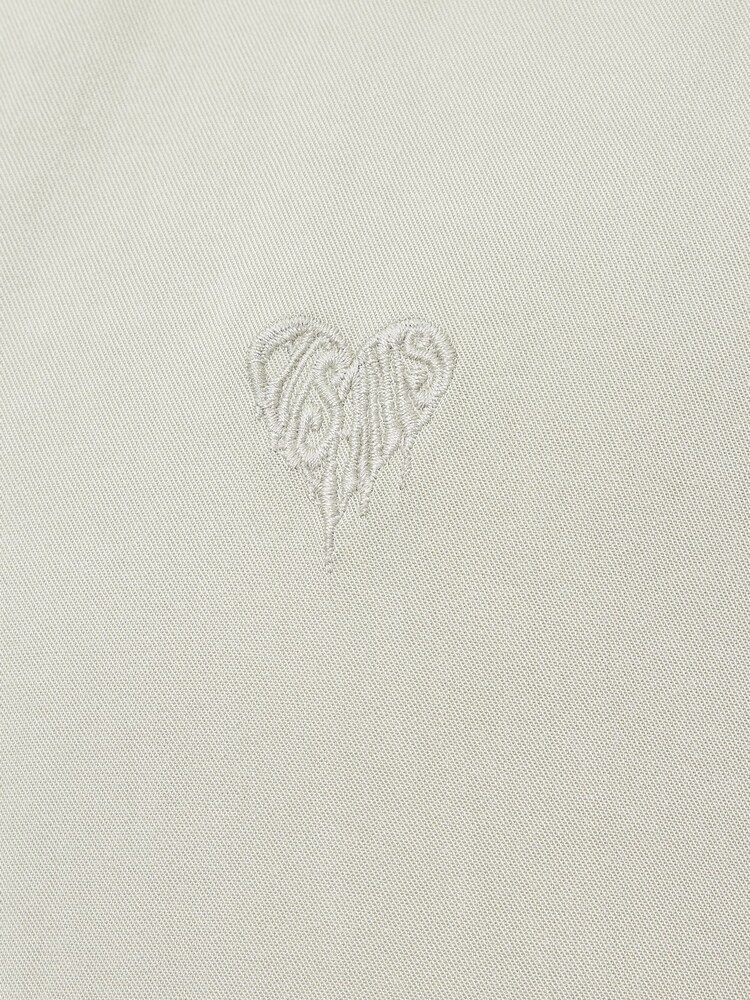 AllSaints Green Rialto Short Sleeve Shirt - Image 8 of 8