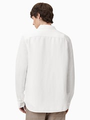 AllSaints White Bandol Long Sleeve Shirt - Image 2 of 8