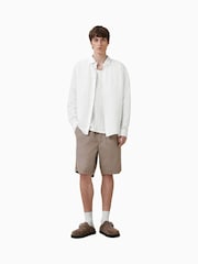 AllSaints White Bandol Long Sleeve Shirt - Image 3 of 8