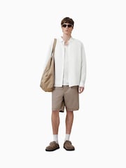 AllSaints White Bandol Long Sleeve Shirt - Image 4 of 8