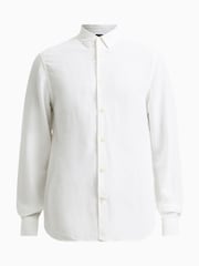 AllSaints White Bandol Long Sleeve Shirt - Image 7 of 8