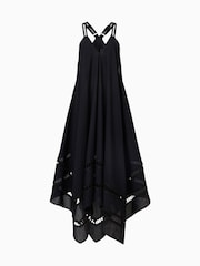 AllSaints Black Lil 100% Organic Cotton Dress - Image 8 of 8